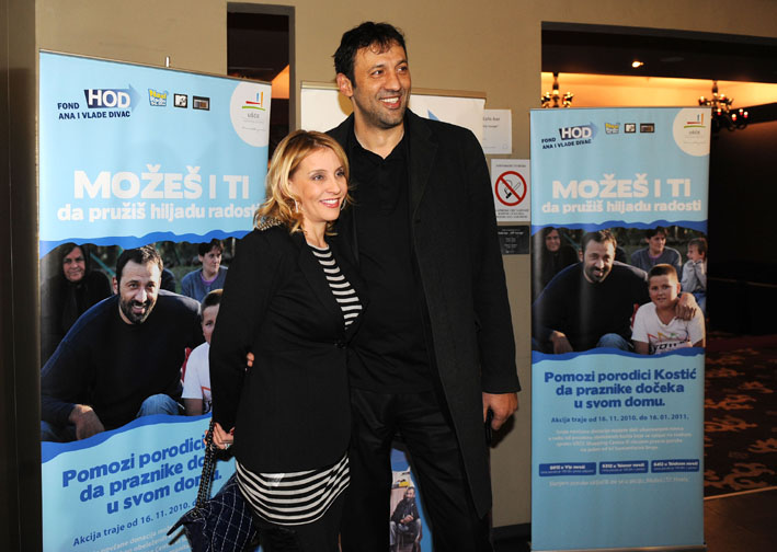 Premijera-Jednom braca-Snezana i Vlade Divac